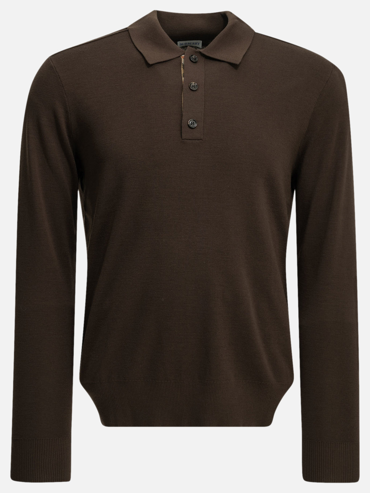 Burberry "Marcus" Polo Sweater Brown - VIETTI