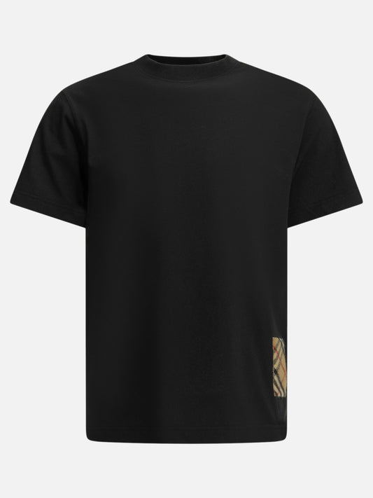 Crewneck t-shirts Solid colour  Black - Burberry Men | PDP | VIETTI Online Store 
