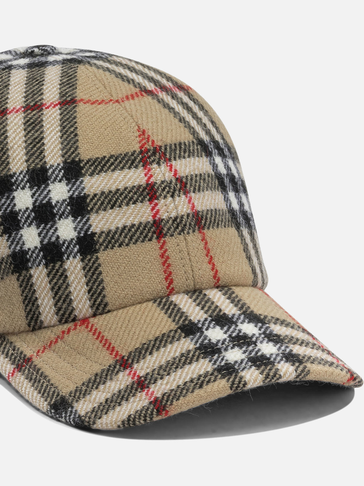 Burberry "Check" Baseball Cap Beige - VIETTI
