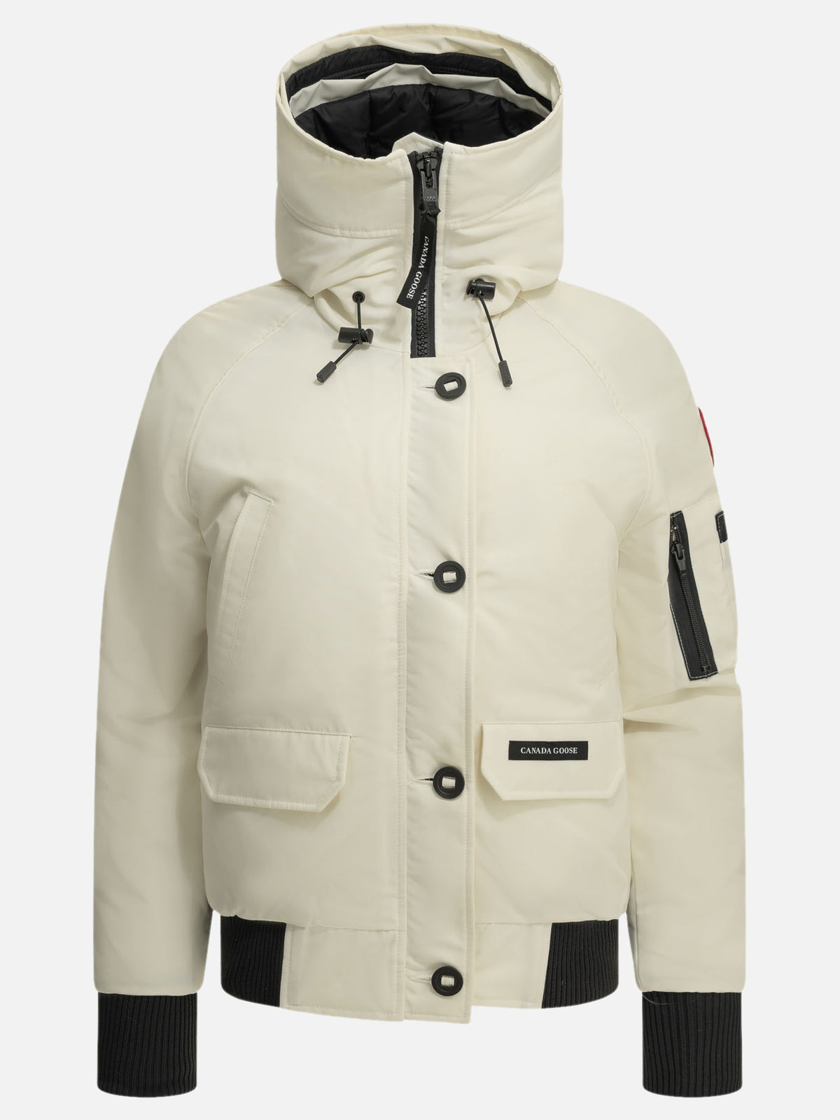 Canada Goose "Chilliwack" Short Down Jacket White

