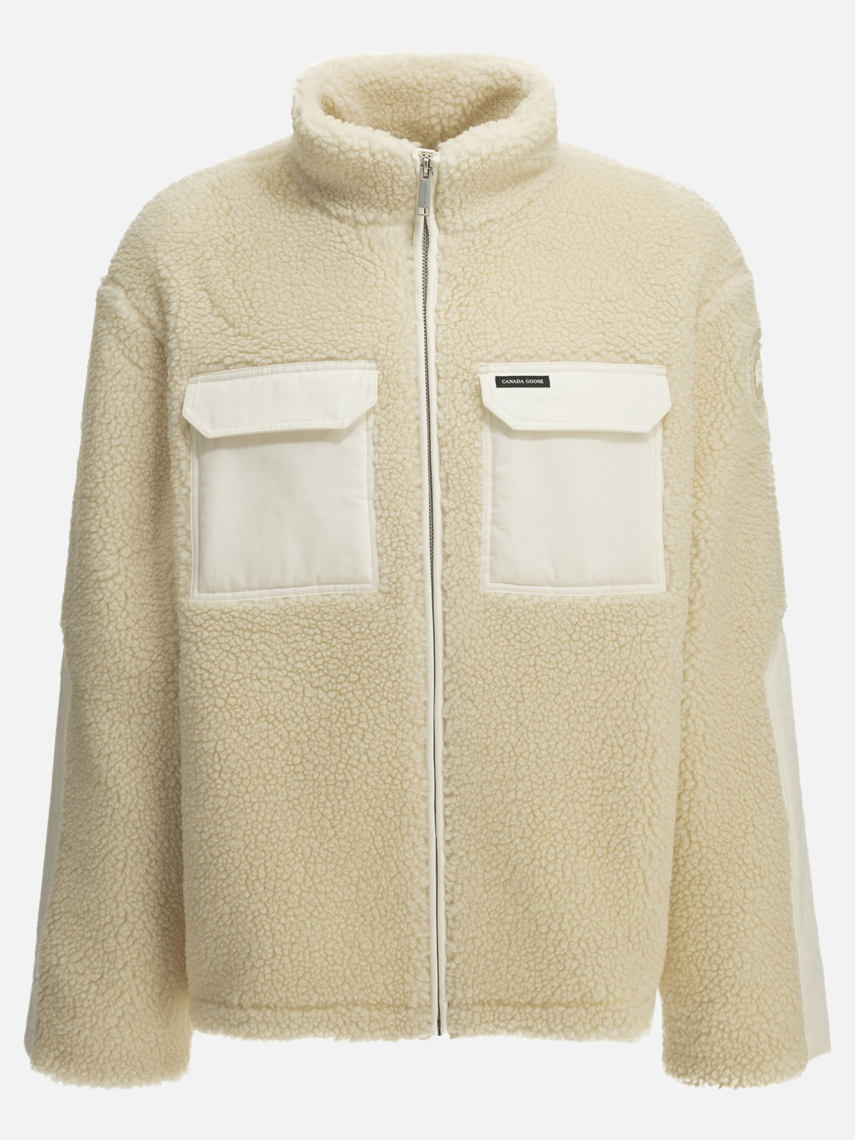 Canada Goose "Harrier" Fleece Jacket White