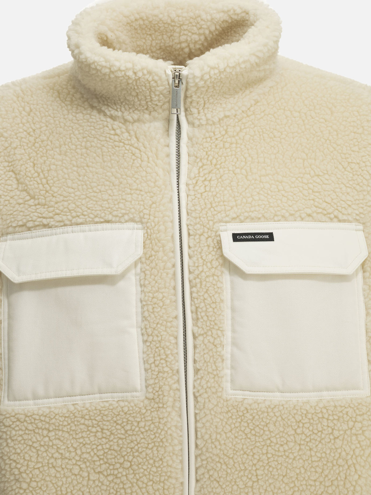 Canada Goose "Harrier" Fleece Jacket White