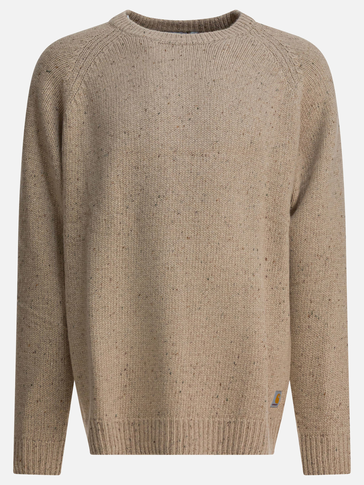Carhartt WIP "Anglistic" Crew-Neck Sweater Beige - VIETTI