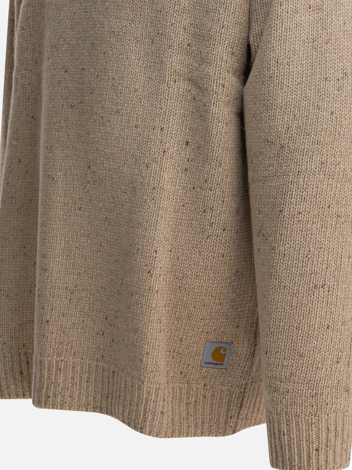 Carhartt WIP "Anglistic" Crew-Neck Sweater Beige - VIETTI