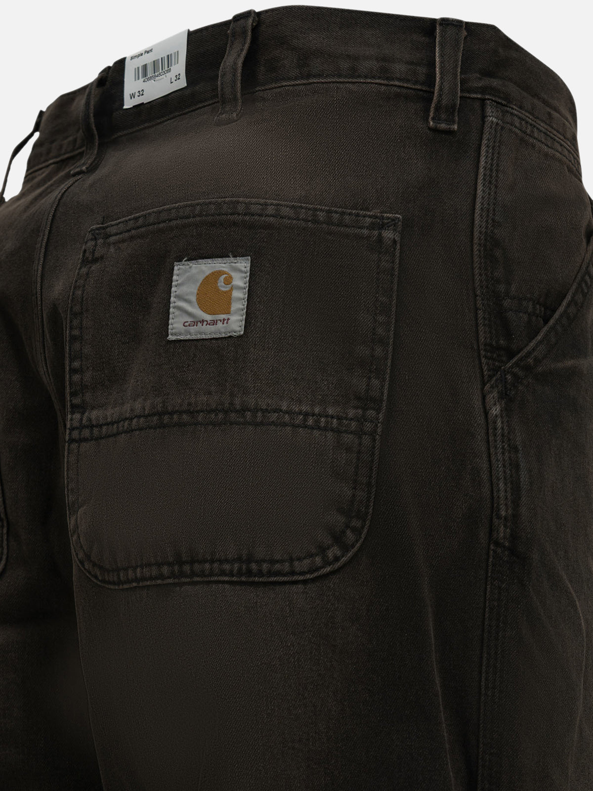 Carhartt WIP "Simple" Straight-Leg Jeans Black - VIETTI