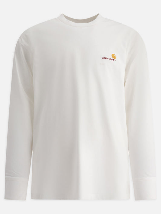 Carhartt WIP "American Script" Crew-Neck T-Shirt White

