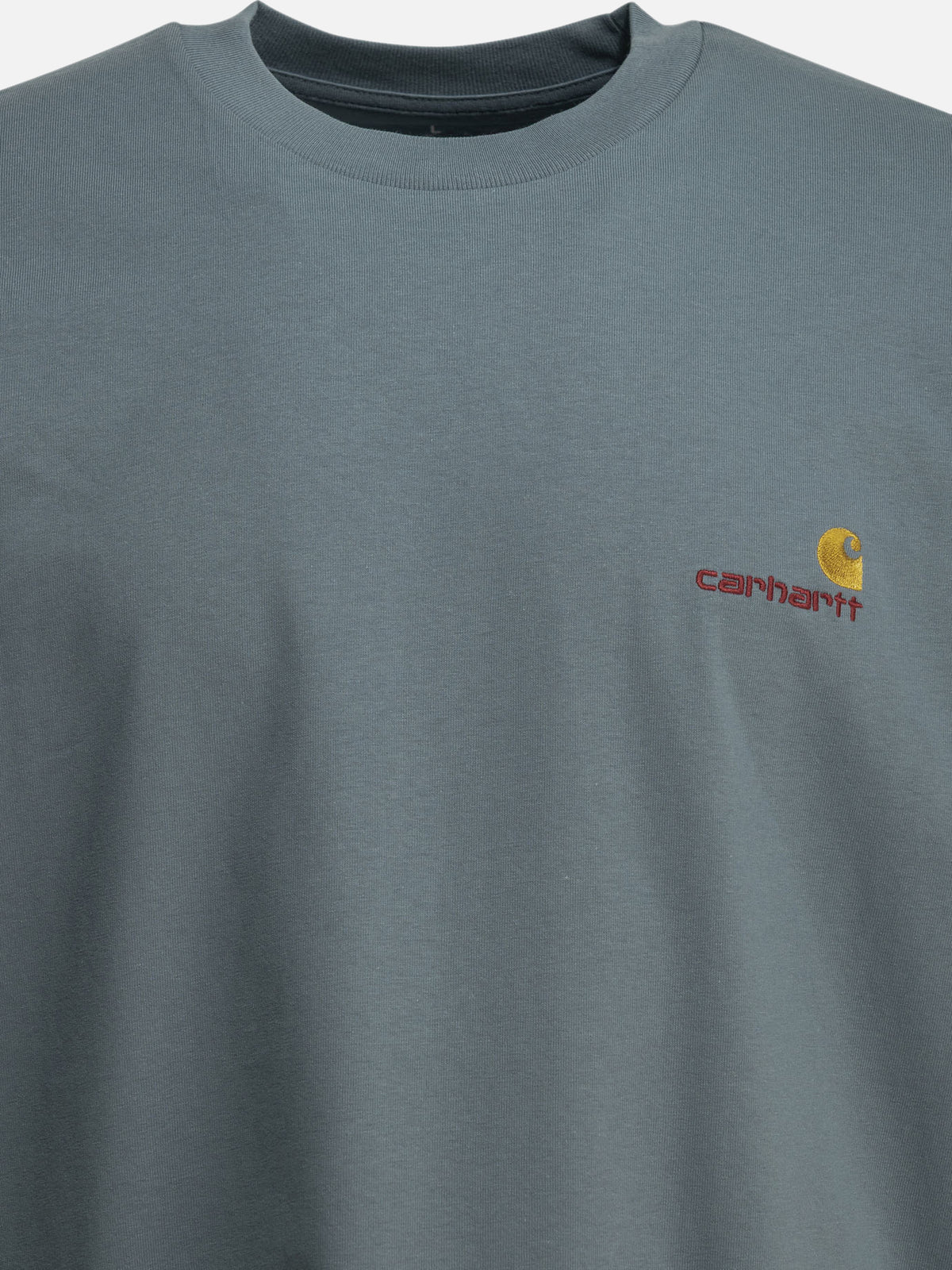 Carhartt WIP "American Script" crew-neck T-shirt Blue - VIETTI