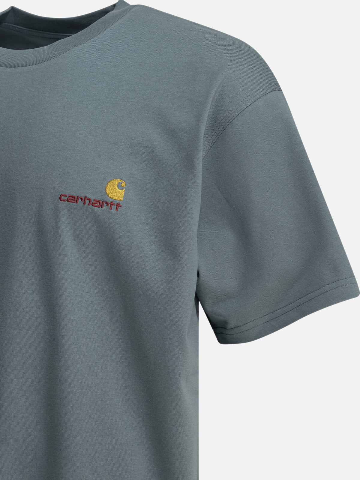 Carhartt WIP "American Script" crew-neck T-shirt Blue - VIETTI