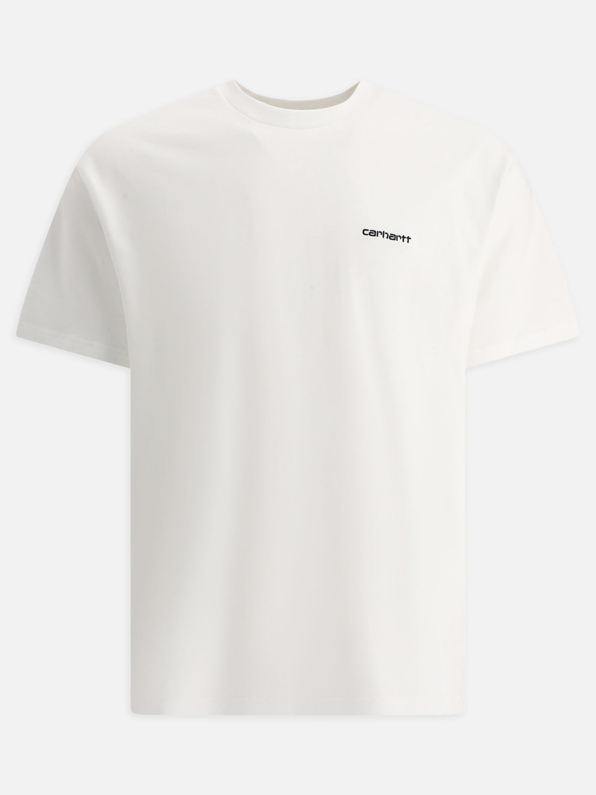 Carhartt WIP "Script Embroidery" Crew-Neck T-Shirt White