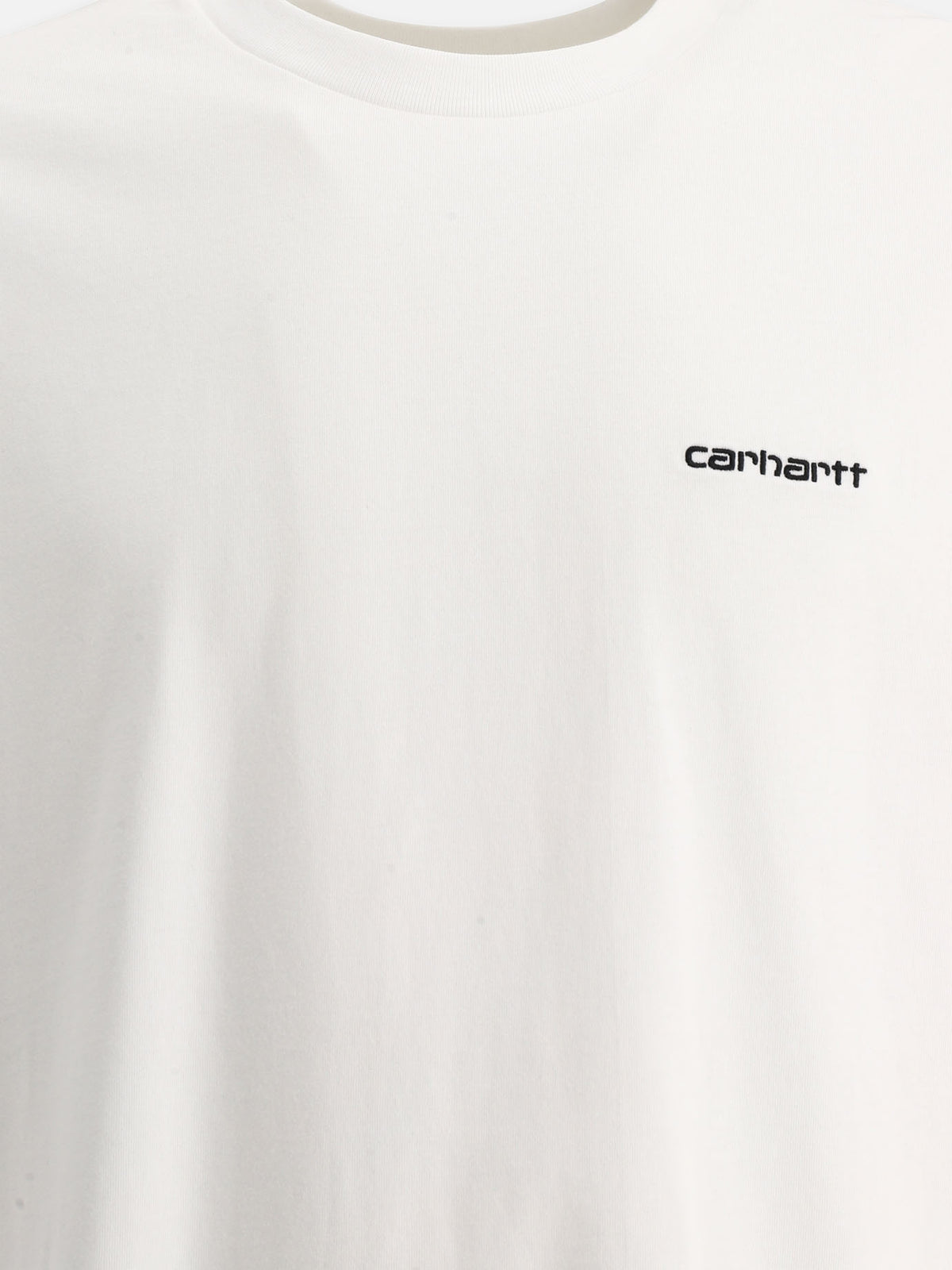 Carhartt WIP "Script Embroidery" Crew-Neck T-Shirt White