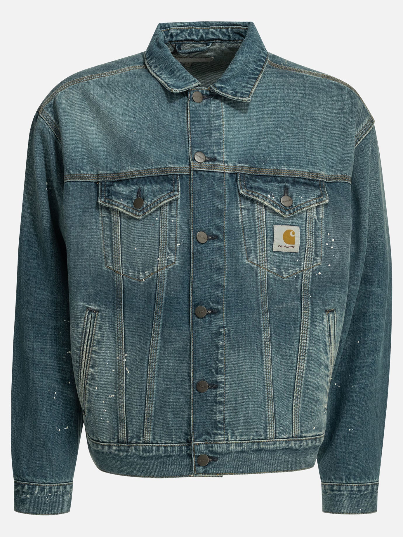 Denim jackets Logo  Blue - Carhartt WIP Men | PDP | VIETTI Online Store | Zoom-Modal
