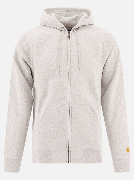 Carhartt WIP "Chase" Zip-Up Sweatshirt Grey

