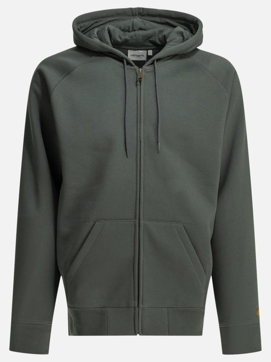Full zip sweatshirts Logo  Blue - Carhartt WIP Men | PLP | VIETTI Online Store 
