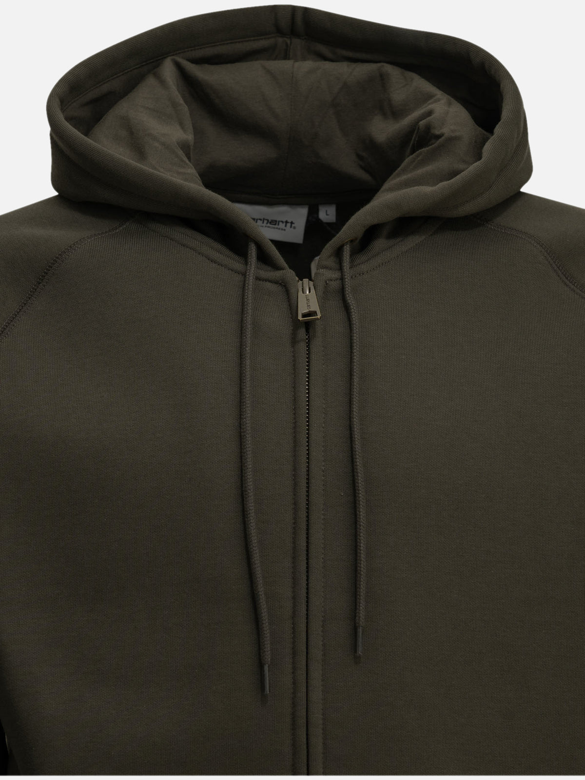 Carhartt WIP "Hooded Chase" Zip Sweatshirt Grey