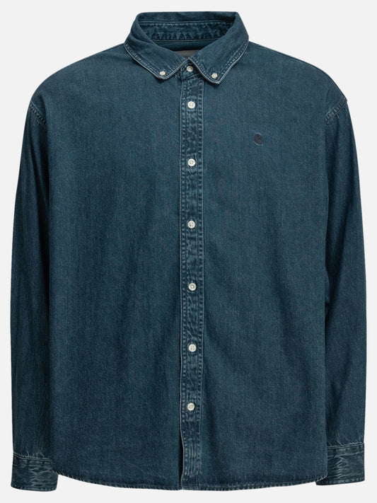 Carhartt WIP "Lucas" Casual Shirt Blue

