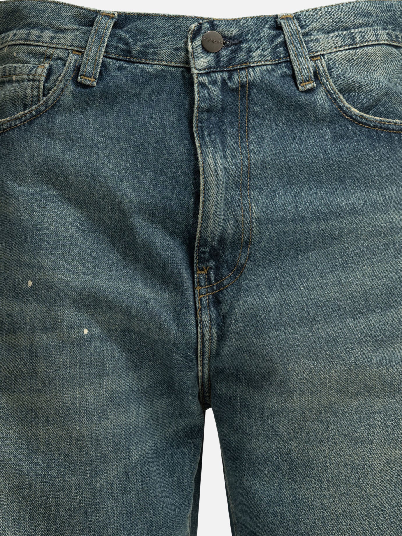 Jeans a gamba larga Solid colour  Blu - Carhartt WIP Uomo | PDP | VIETTI Online Store | Zoom-Modal_3
