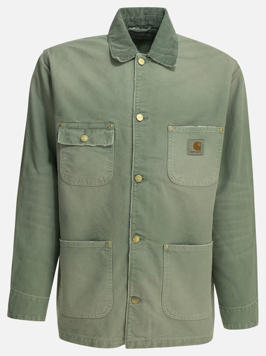 Giacche leggere & Trapuntate Logo  Verde - Carhartt WIP Uomo | PLP | VIETTI Online Store 
