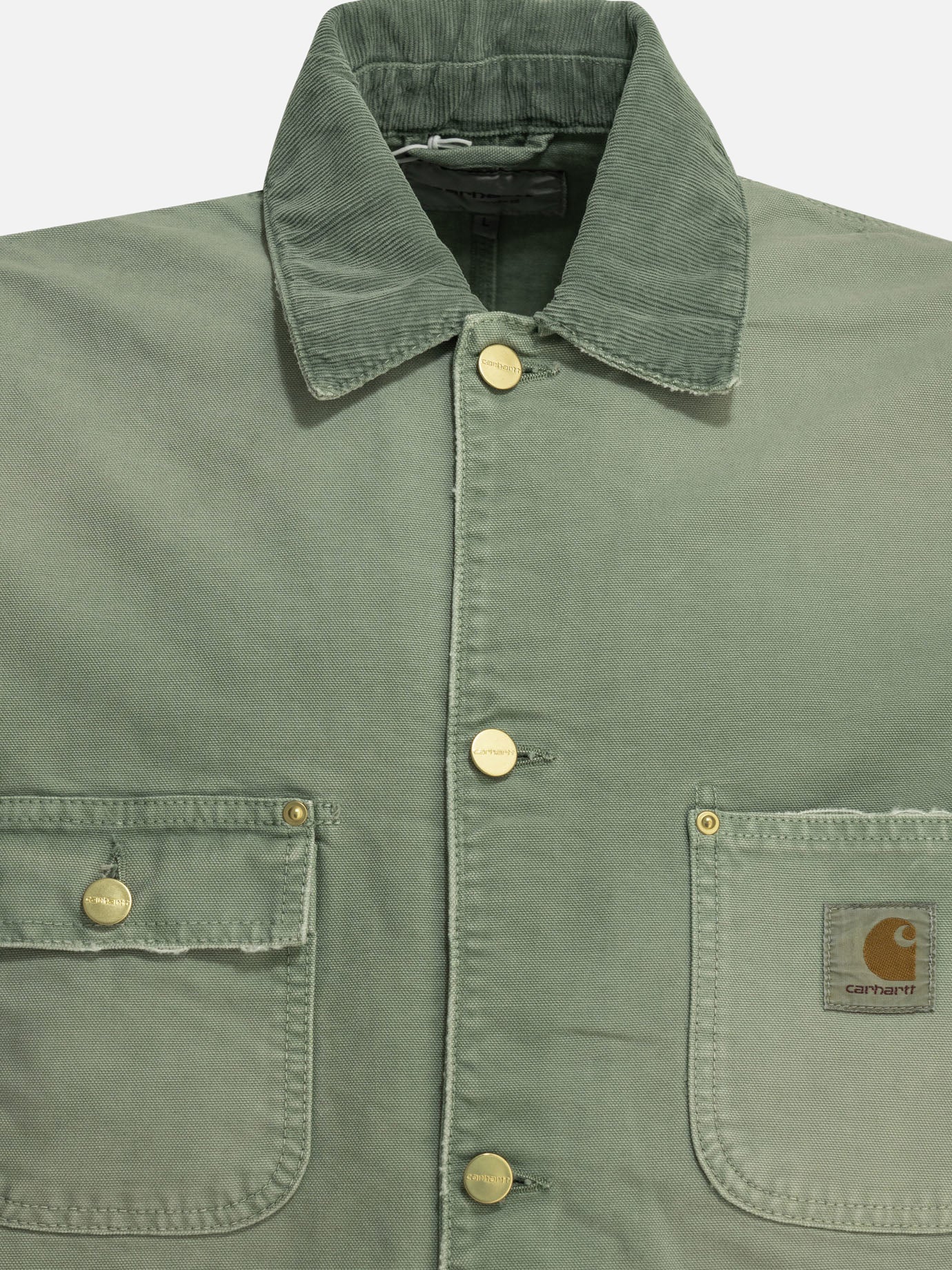 Quilted & Utility Jackets Logo  Green - Carhartt WIP Men | PDP | VIETTI Online Store | thumbnail_3