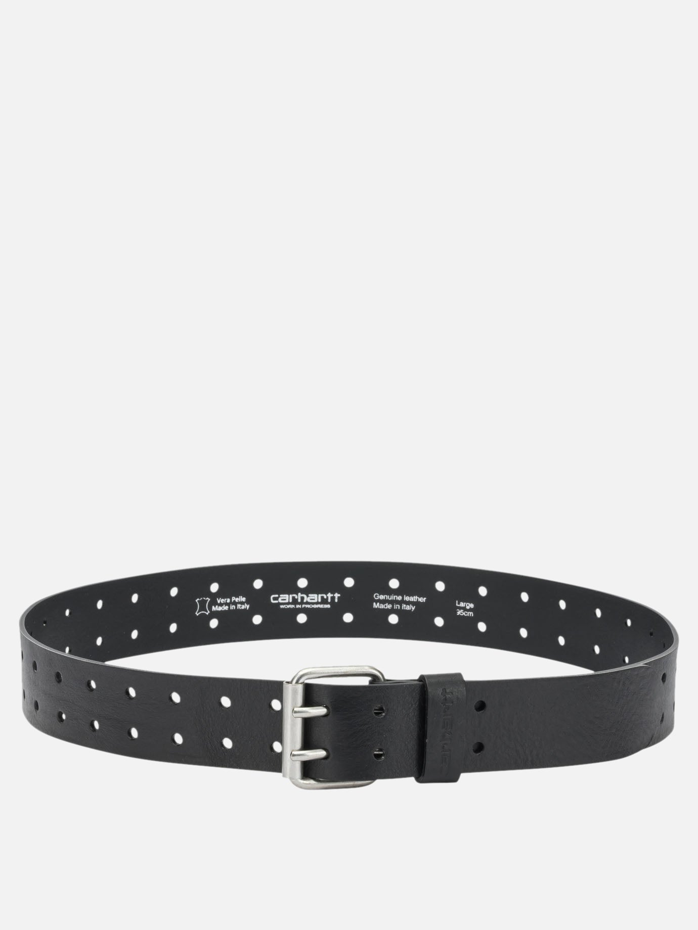 Leather belts 100% leather  Black - Carhartt WIP Men | PDP | VIETTI Online Store | thumbnail