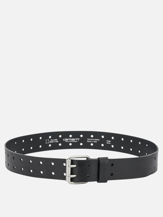 Leather belts 100% leather  Black - Carhartt WIP Men | PLP | VIETTI Online Store 
