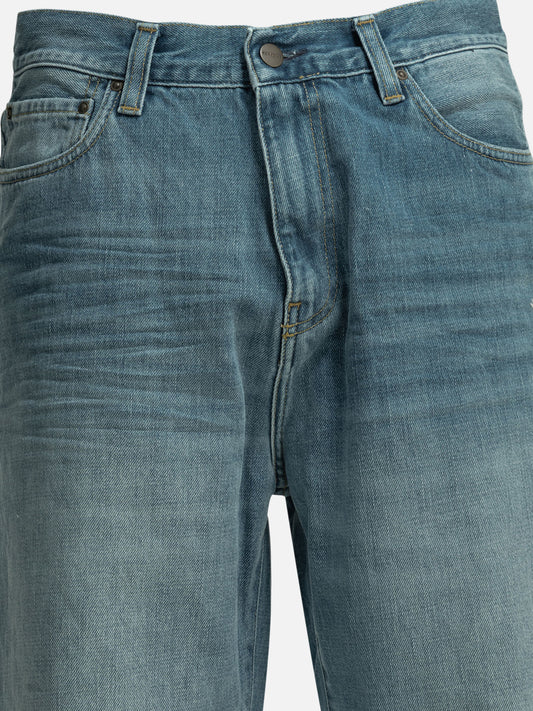 Carhartt WIP "Aaron" Wide leg jeans Light blue

