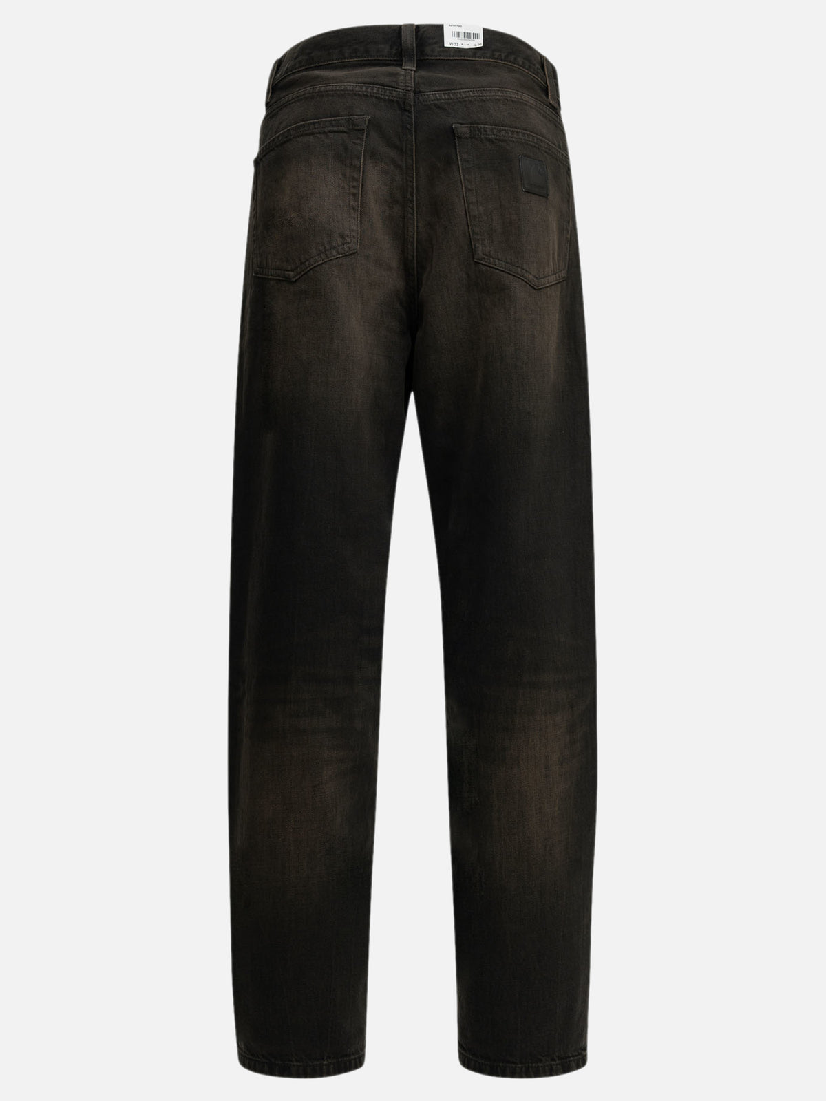 Carhartt WIP "Aaron" Wide leg jeans Black - VIETTI