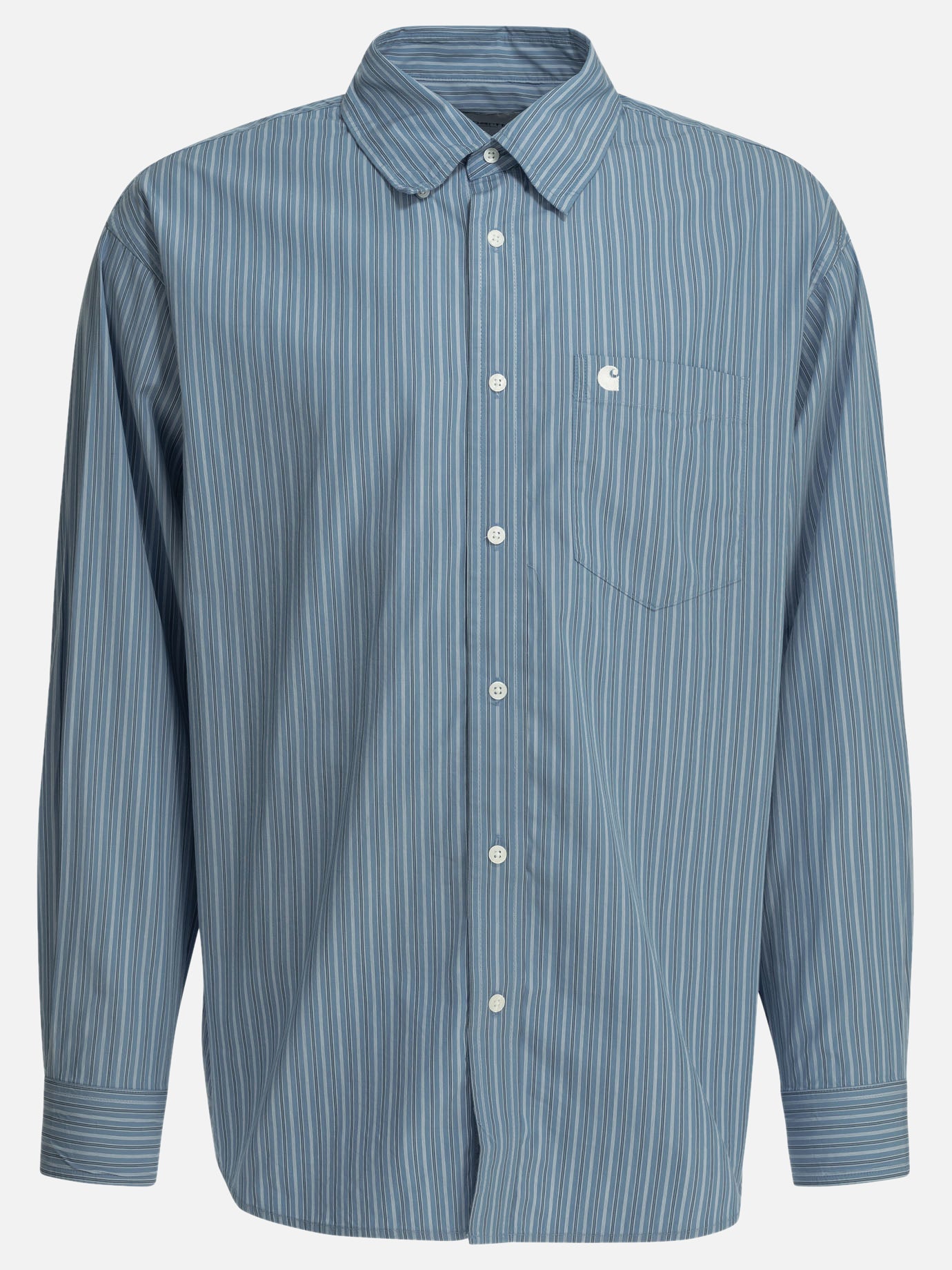 Casual shirts Logo  Light blue - Carhartt WIP Men | PDP | VIETTI Online Store | Zoom-Modal
