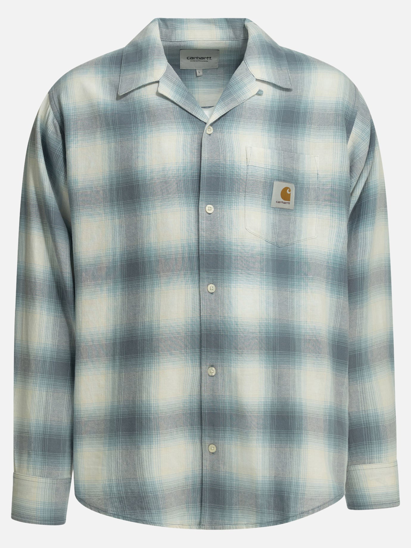 Casual shirts Logo  Light blue - Carhartt WIP Men | PDP | VIETTI Online Store | Zoom-Modal
