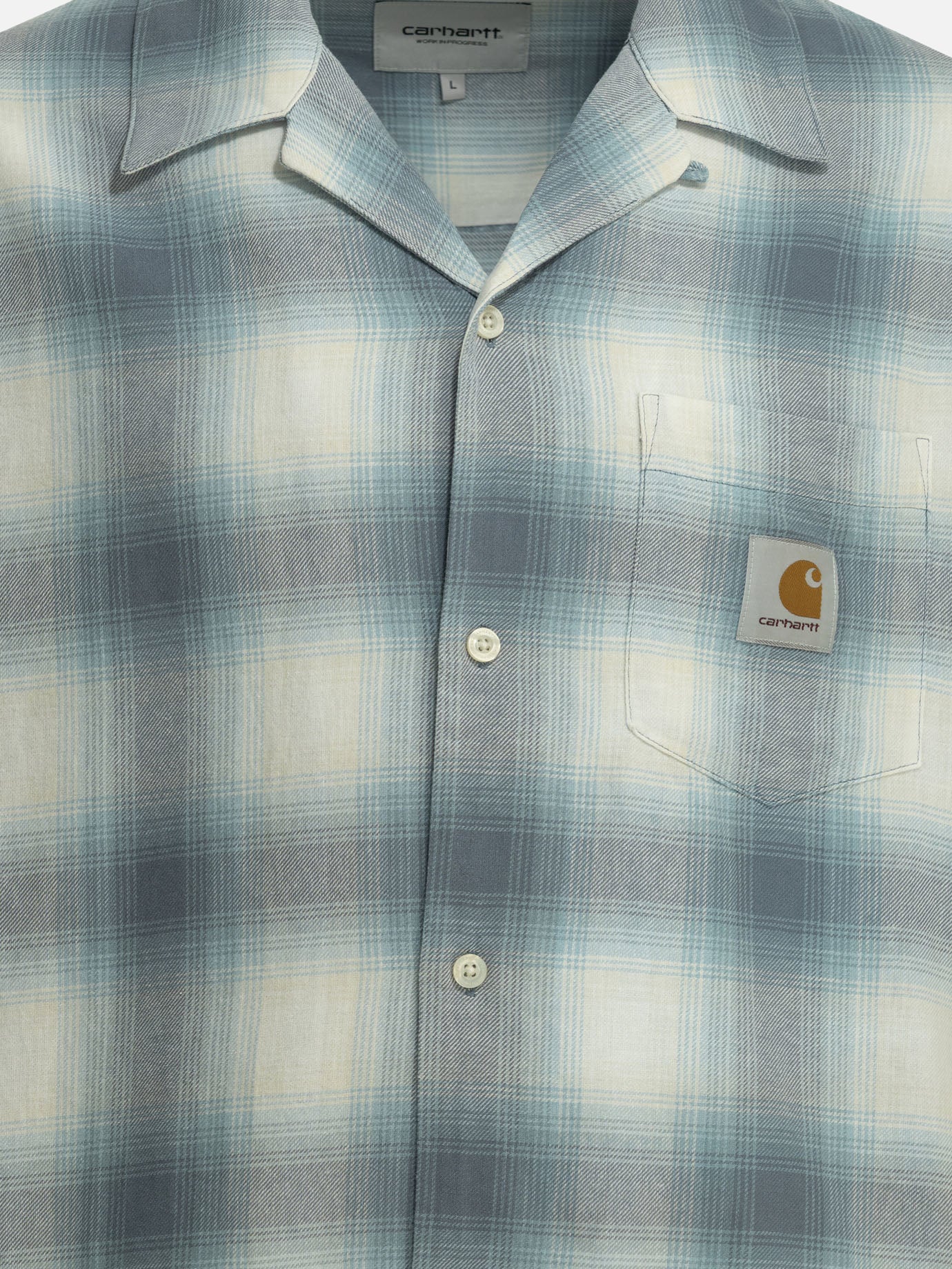 Casual shirts Logo  Light blue - Carhartt WIP Men | PDP | VIETTI Online Store | Zoom-Modal_3
