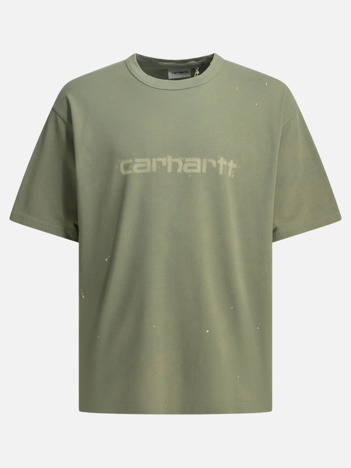 Crewneck t-shirts Logo  Green - Carhartt WIP Men | PDP | VIETTI Online Store | thumbnail