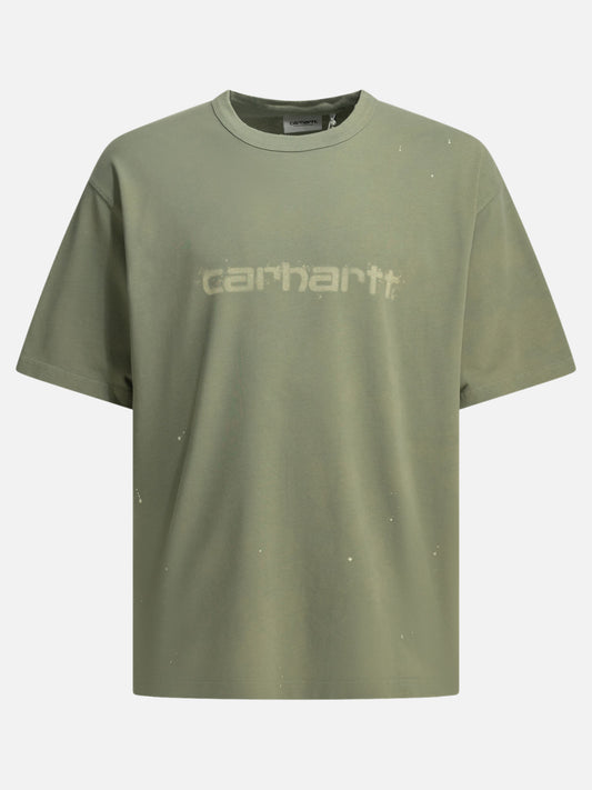 Crewneck t-shirts Logo  Green - Carhartt WIP Men | PLP | VIETTI Online Store 
