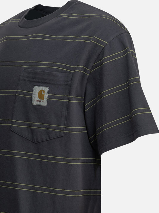 Carhartt WIP "Bert Pocket" crewneck T-shirt Purple

