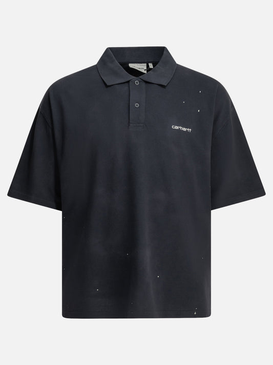 Polo shirts with buttons Logo  Blue - Carhartt WIP Men | PLP | VIETTI Online Store 
