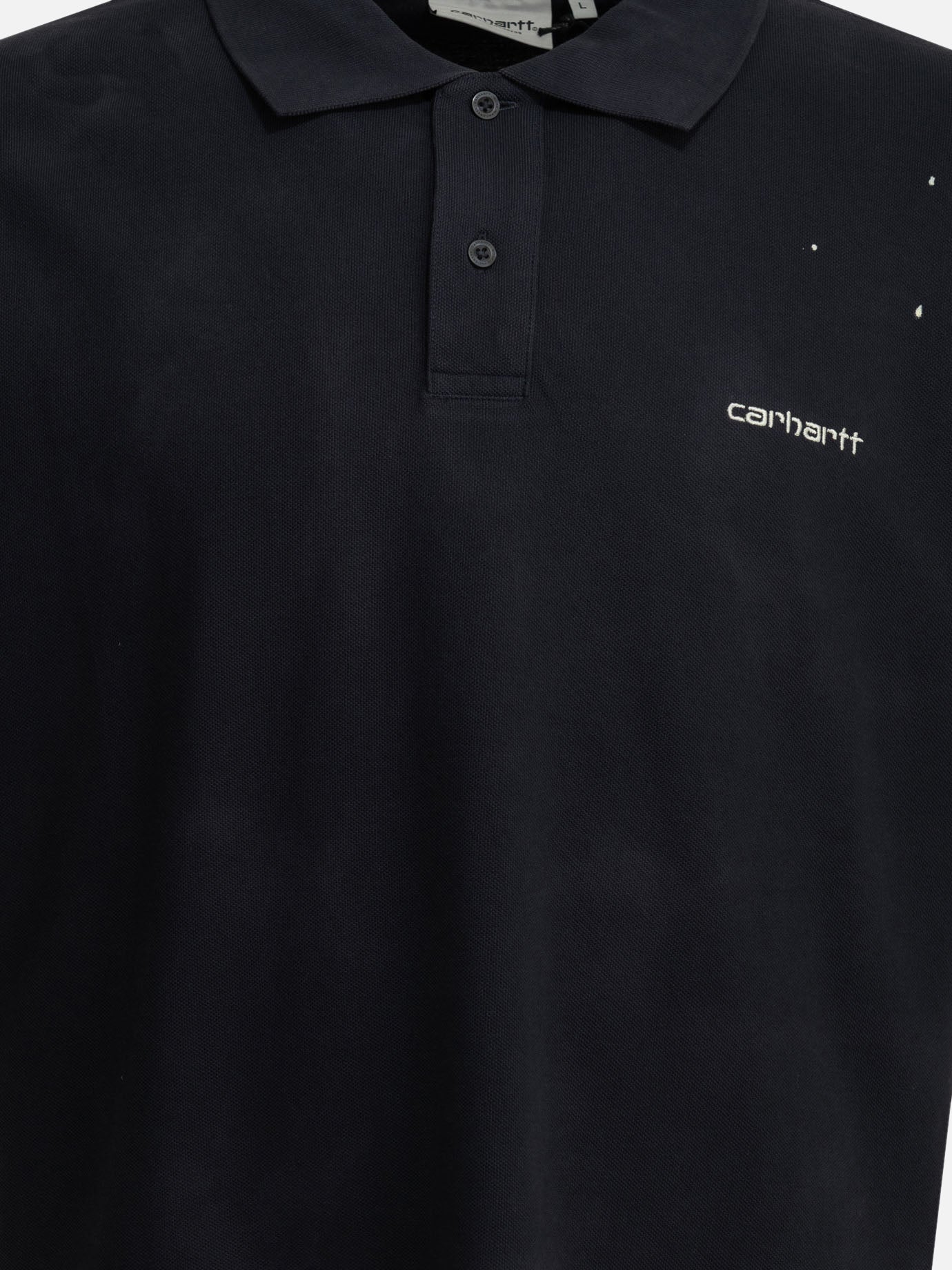 Polo shirts with buttons Logo  Blue - Carhartt WIP Men | PDP | VIETTI Online Store | thumbnail_3