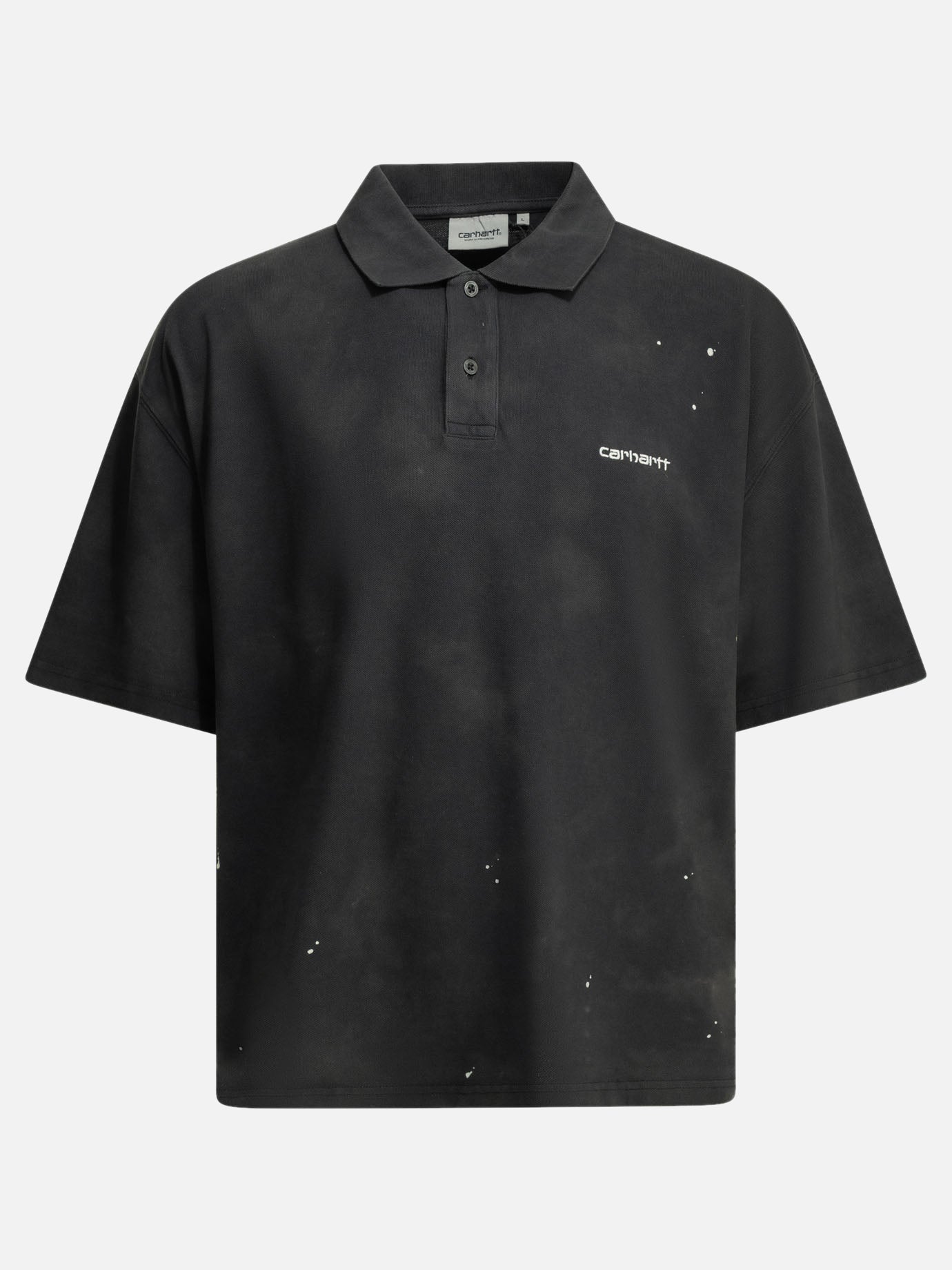 Polo shirts with buttons Logo  Black - Carhartt WIP Men | PDP | VIETTI Online Store | Zoom-Modal
