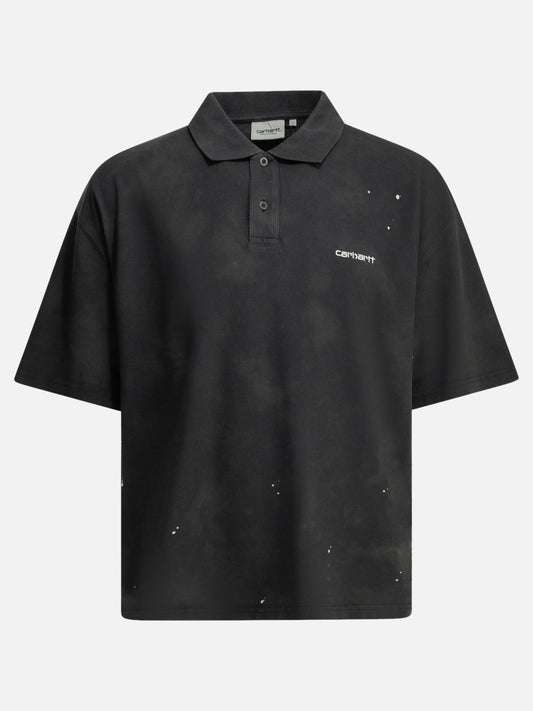 Polo shirts with buttons Logo  Black - Carhartt WIP Men | PLP | VIETTI Online Store 
