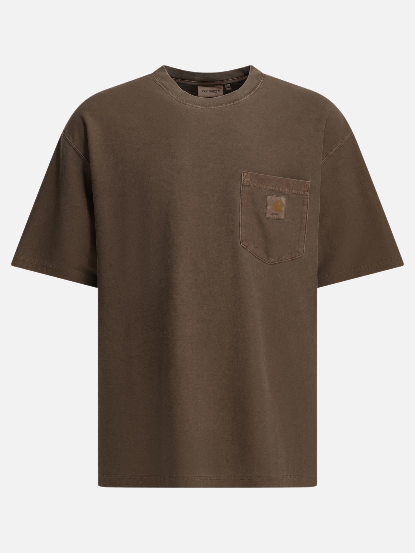 T-shirt girocollo Logo  Marrone - Carhartt WIP Uomo | PDP | VIETTI Online Store | Zoom-Modal
