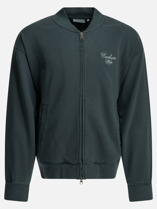 Full zip sweatshirts Logo  Black - Carhartt WIP Men | PLP | VIETTI Online Store 
