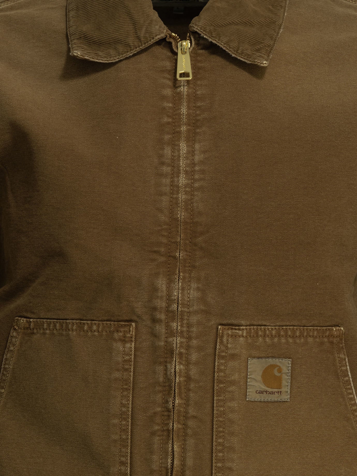 Giacche leggere & Trapuntate Logo  Marrone - Carhartt WIP Uomo | PDP | VIETTI Online Store | thumbnail_3