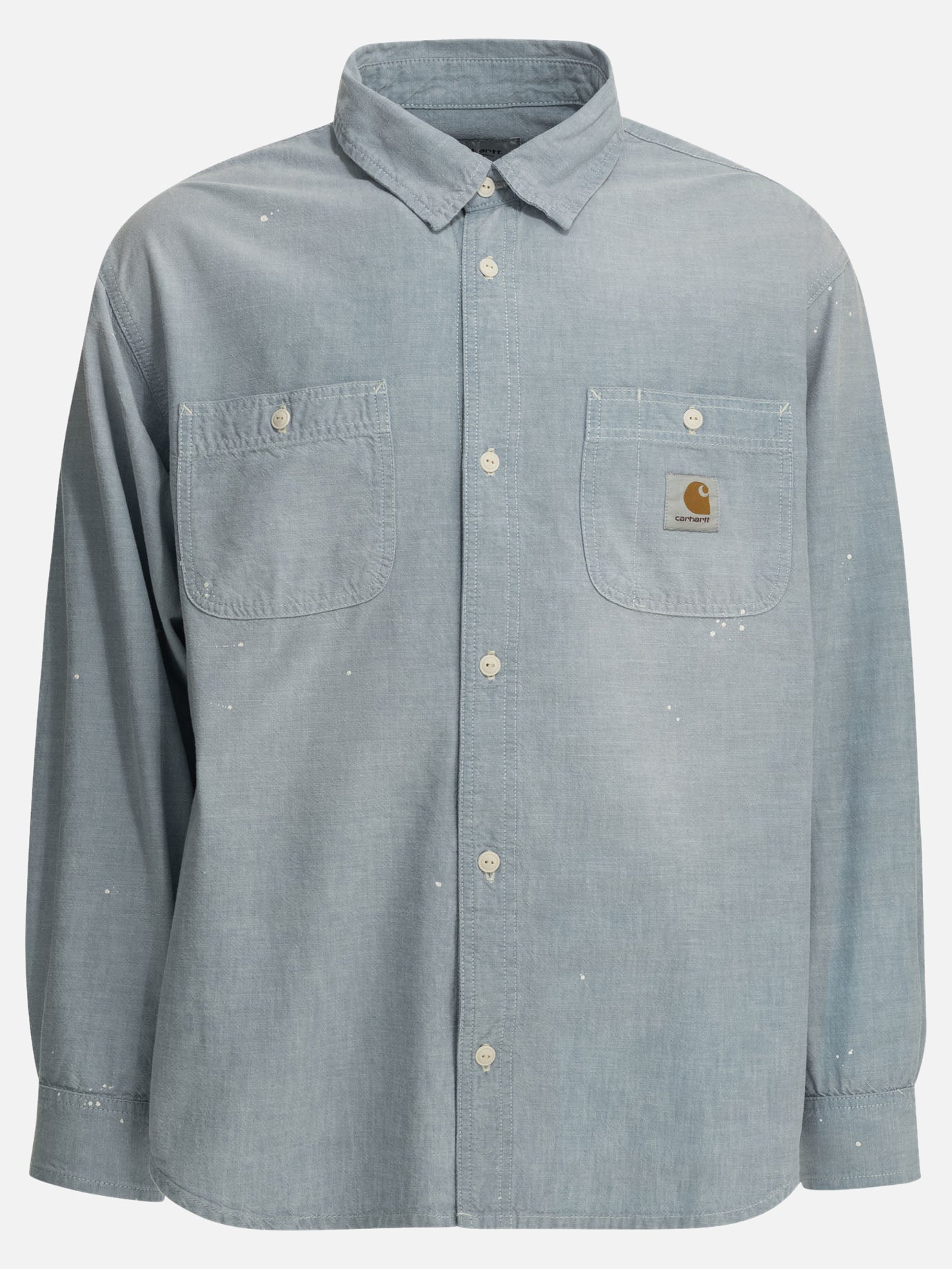 Casual shirts Logo  Light blue - Carhartt WIP Men | PDP | VIETTI Online Store | Zoom-Modal
