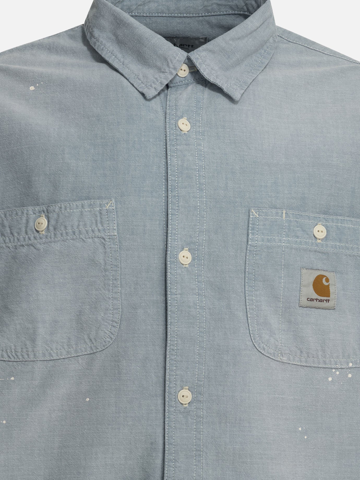 Casual shirts Logo  Light blue - Carhartt WIP Men | PDP | VIETTI Online Store | thumbnail_3