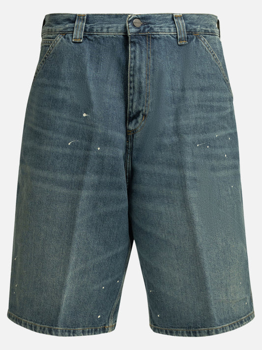 Utility shorts Solid colour  Blue - Carhartt WIP Men | PLP | VIETTI Online Store 

