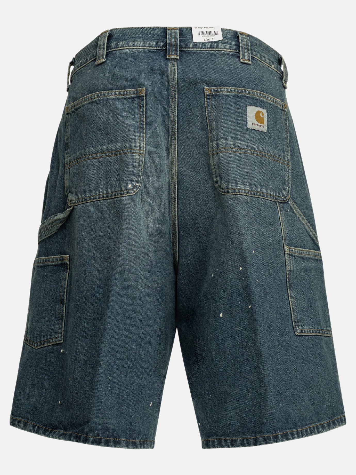 Utility shorts Solid colour  Blue - Carhartt WIP Men | PDP | VIETTI Online Store | thumbnail_2