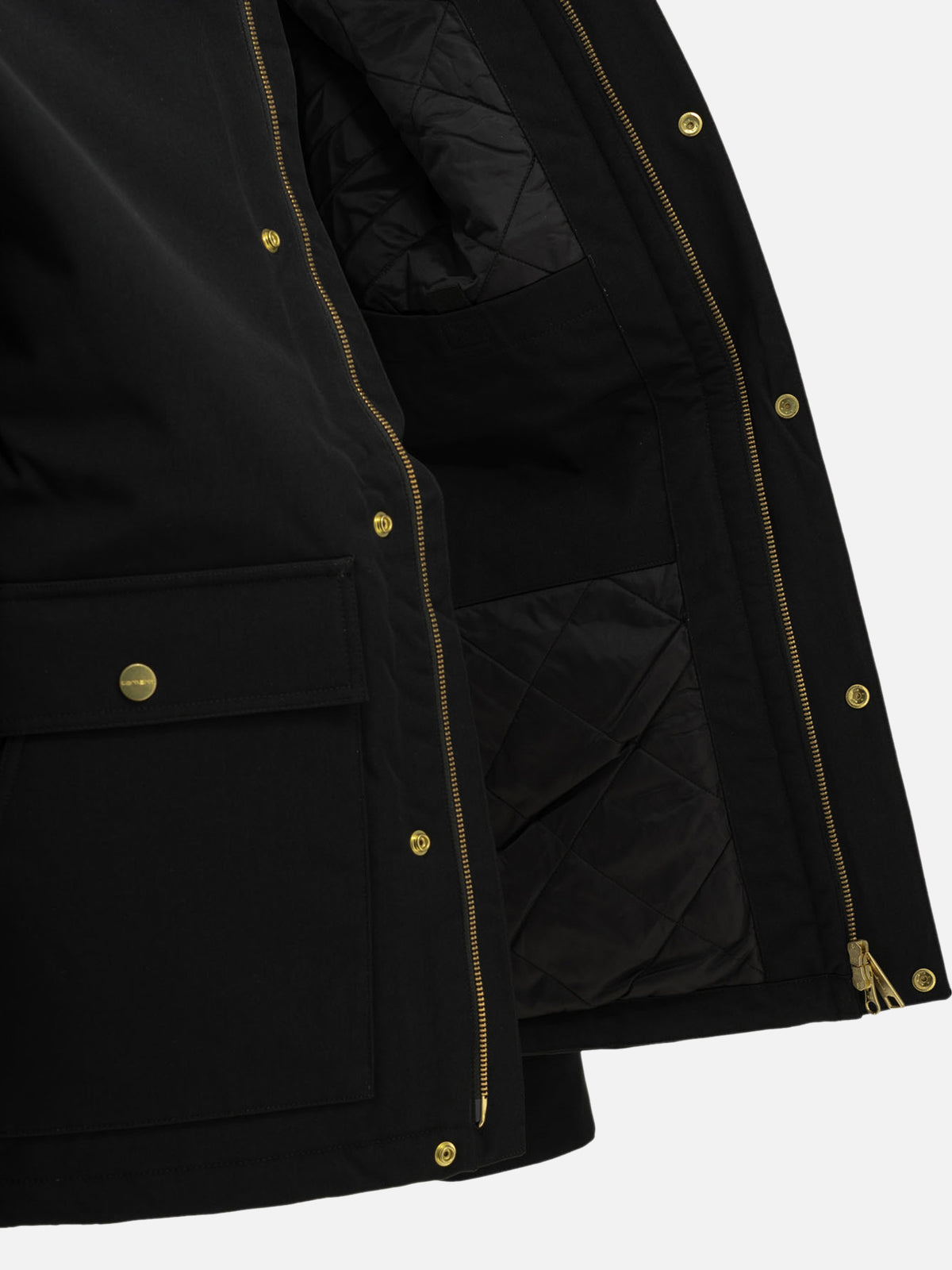 Carhartt WIP "Quentin" Bomber Jacket Black - VIETTI