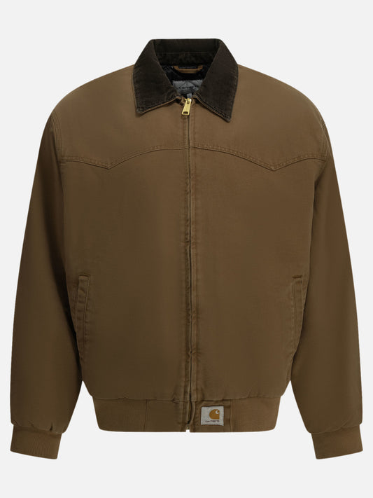 Carhartt WIP "OG Santa Fe" Bomber Jacket Brown

