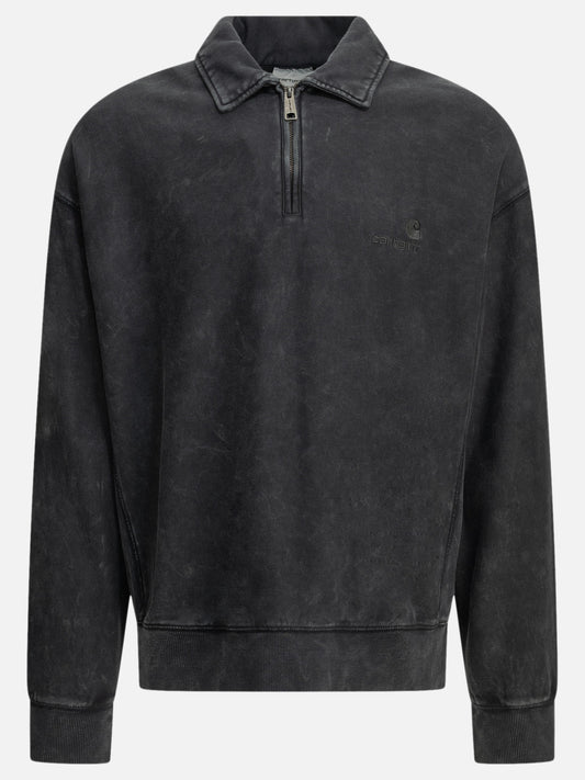Carhartt WIP "Lambert" Polo-Collar Sweatshirt Black

