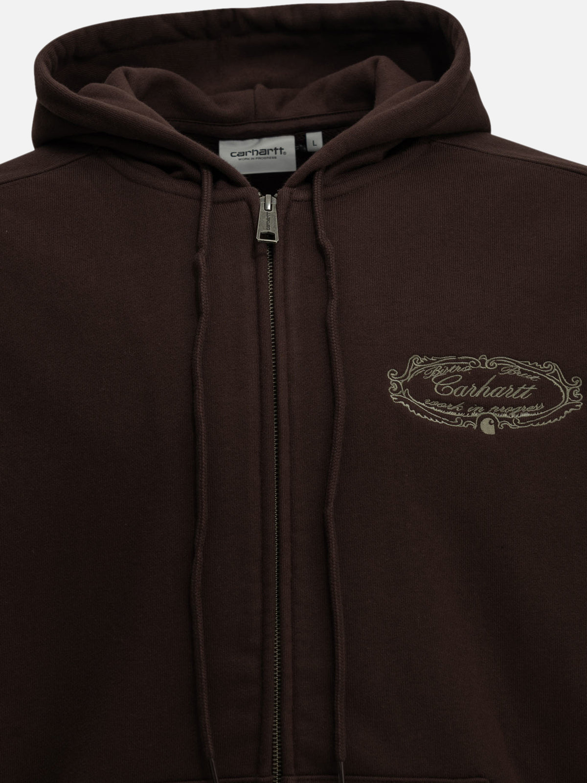 Carhartt WIP "Chez WIP" Zip-Up Sweatshirt Bordeaux - VIETTI