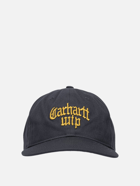 Carhartt WIP "Blackletter" Baseball Cap Blue

