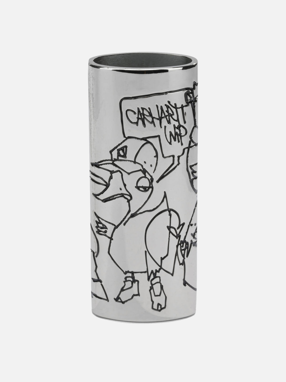 Carhartt WIP "Blinkerfluid BIC" Lighter Holder Silver

