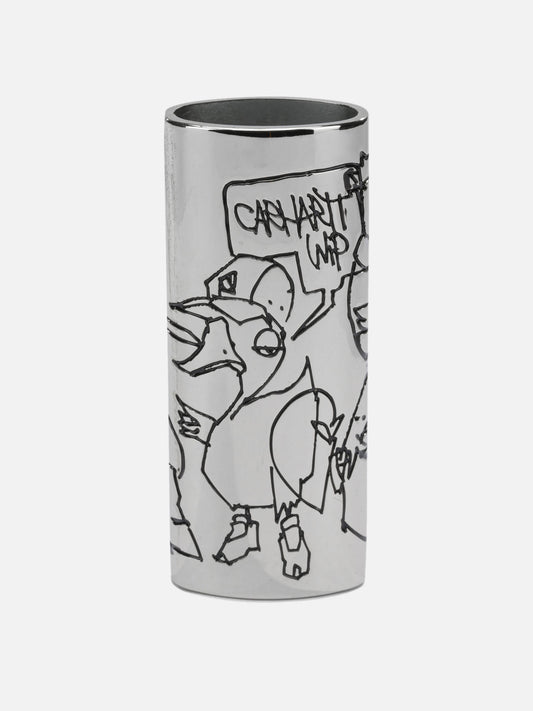 Carhartt WIP "Blinkerfluid BIC" Lighter Holder Silver

